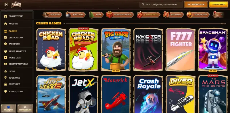 capture decran mini jeux lizaro