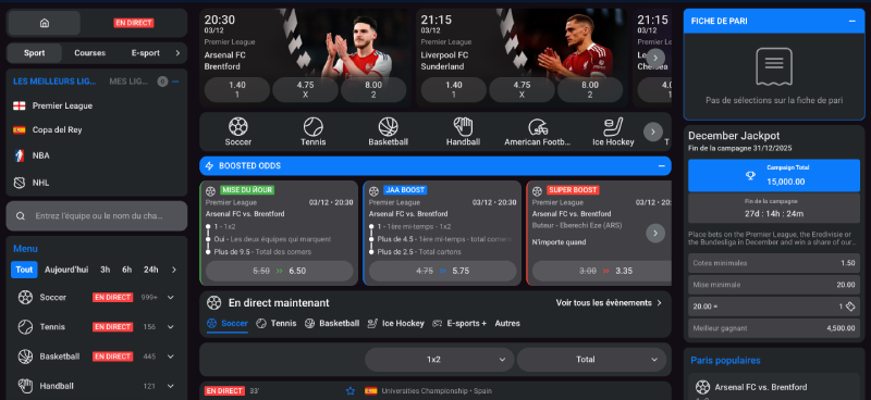paris sportifs sur jaabet