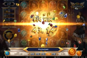 Big Win sur Rise of Olympus
