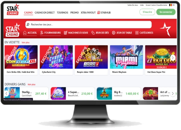capture decran ergonomie star casino