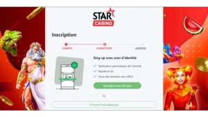 capture decran inscription etape 6 star casino