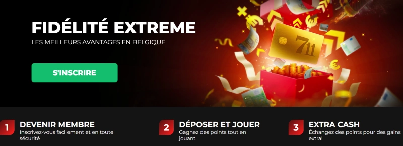 capture decran programme fidelite casino 711