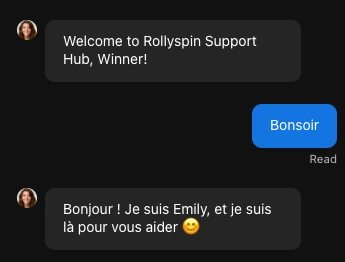 capture decran service client rollyspin