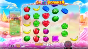 Des gains de 4,80&euro; sur Sweet Bonanza