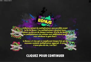 Explication du jeu bonus sur Chaos Crew 2