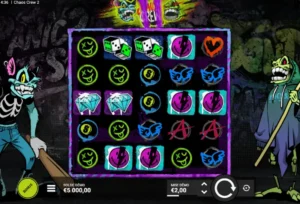 Grille de jeu de Chaos Crew 2