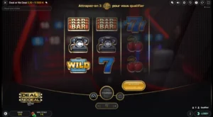 Interface du jeu Deal or No Deal