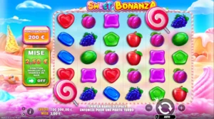 L'interface de la slot Sweet Bonanza