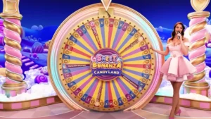 Interface du jeu Sweet Bonanza Candyland