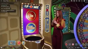 Le jeu bonus Coin Flip sur Crazy Time