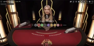 Placement des mises sur Lightning Blackjack