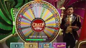 Le placement des paris sur Crazy Time