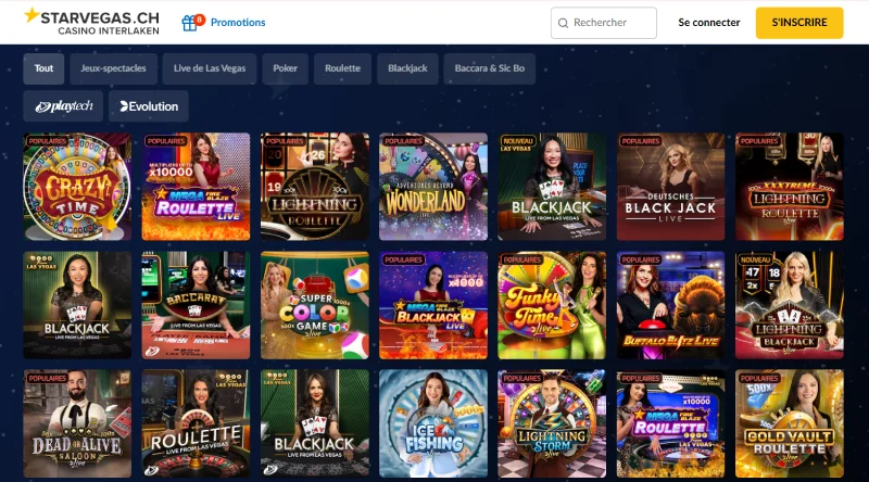 capture decran casino live starvegas casino