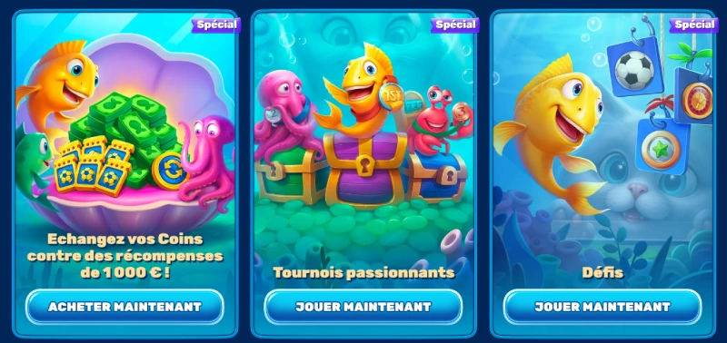 capture decran defis et tournois spinfin