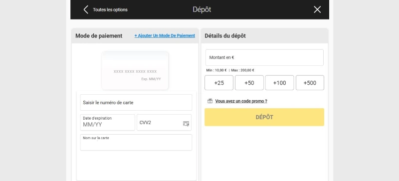 capture decran depot etape 3 bwin casino belgique