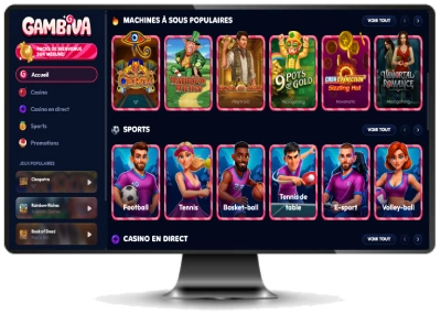 capture decran interface gambiva