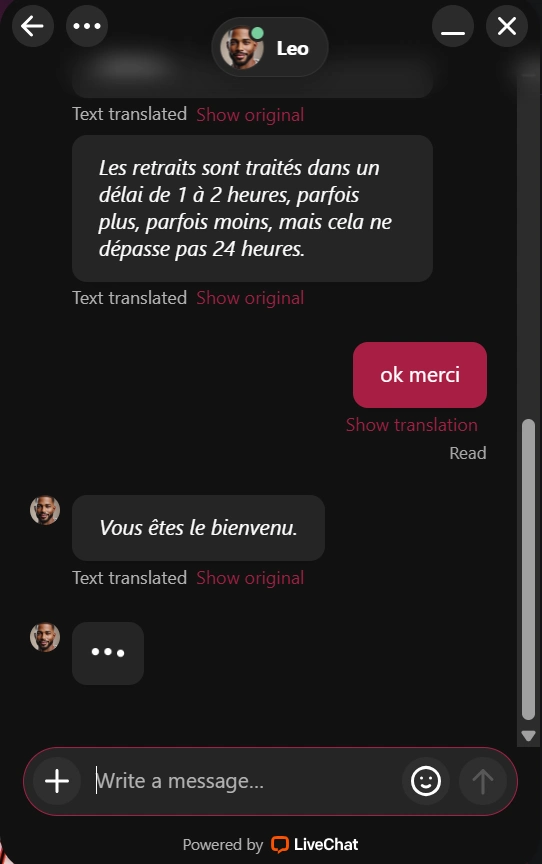 capture decran service client minebit