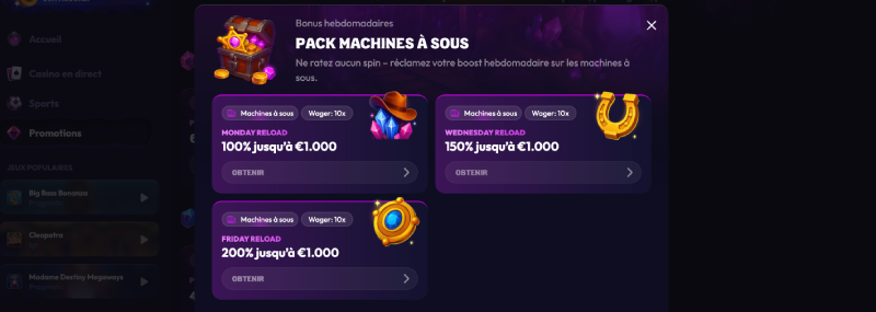 wildzy autres promotions