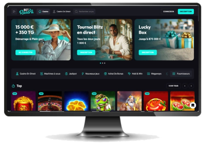 bet riviera sur ordinateur
