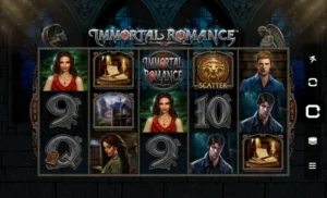 Interface de la slot Immortal Romance
