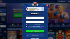 capture decran inscription etape 3 bigclash