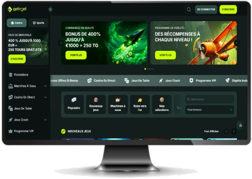 capture decran interface betnjet