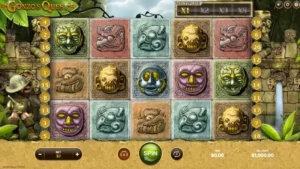 Interface du jeu Gonzo's Quest
