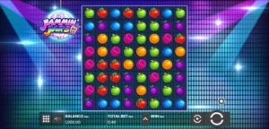 Interface de la slot Jammin' Jars