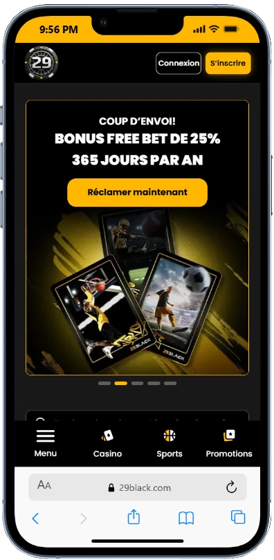 capture decran interface mobile 29black