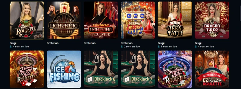 capture decran live casino snatch casino