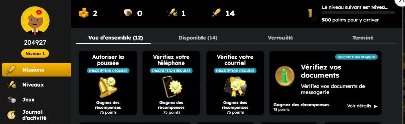 capture decran programme fidelite 29black