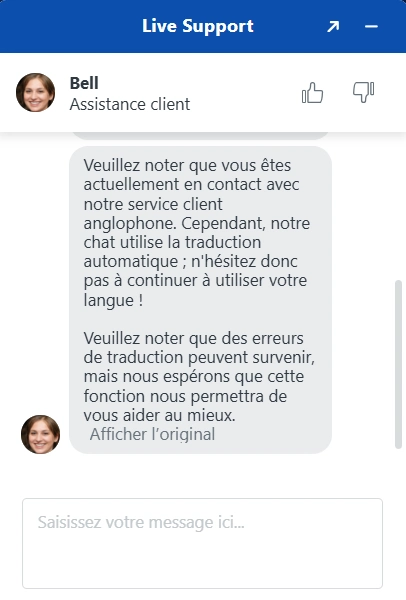 capture decran service client Big Clash