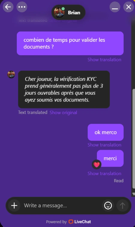 capture decran service client iwild
