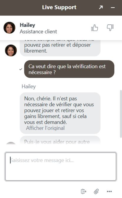 assistance client de spinboss