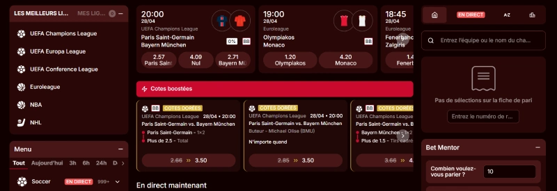 capture decran paris sportifs piratepots