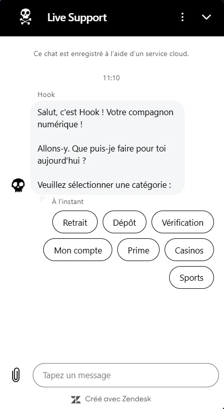 capture decran service client piratepots