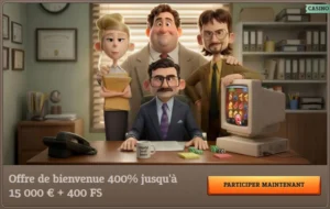 offre de bienvenue spinboss