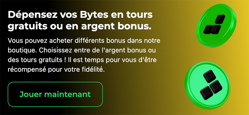 utiliser bytes betify