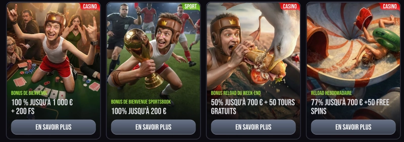 autres promotions sur slim king casino