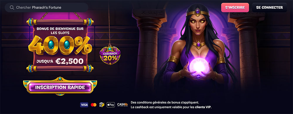 bonus de bienvenue 400% gxmble