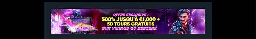 bonus de bienvenue 500% x7 casino