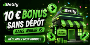 bonus sans depot betify casino