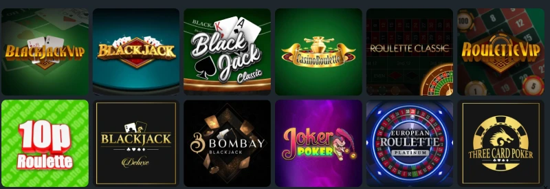 capture decran jeux de table hercules casino