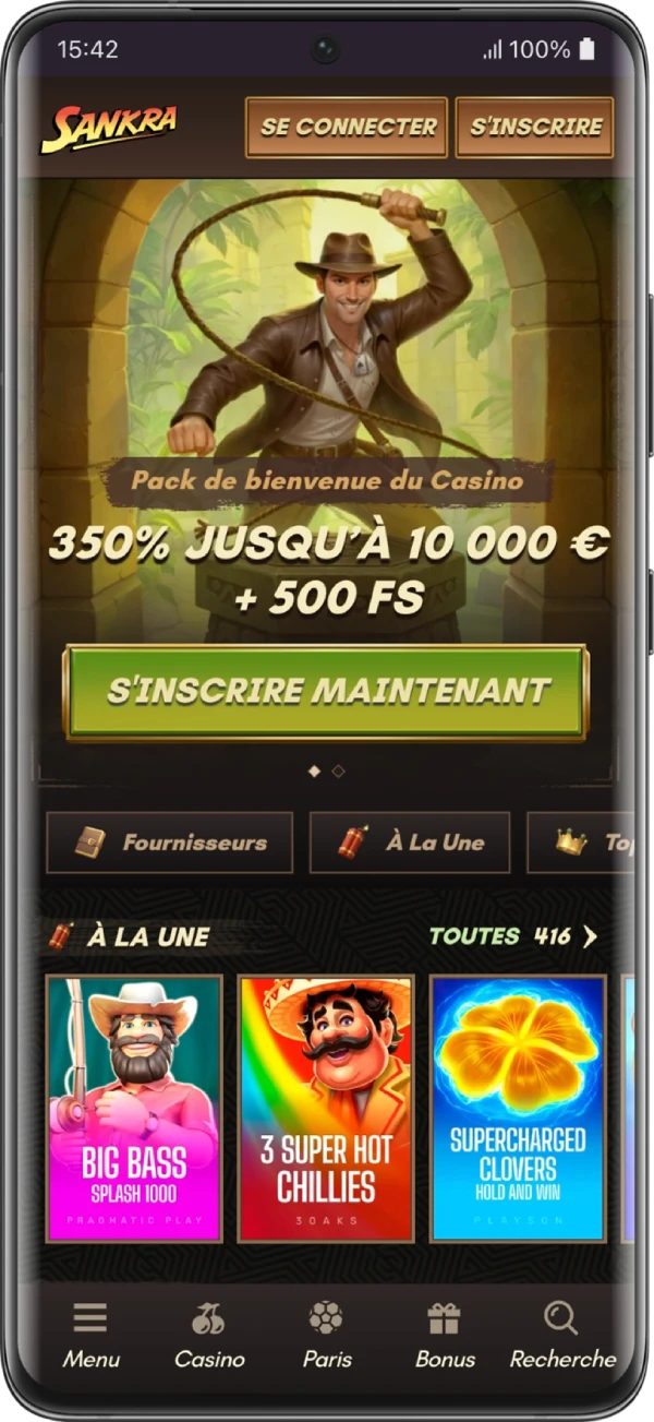 sankra casino sur mobile