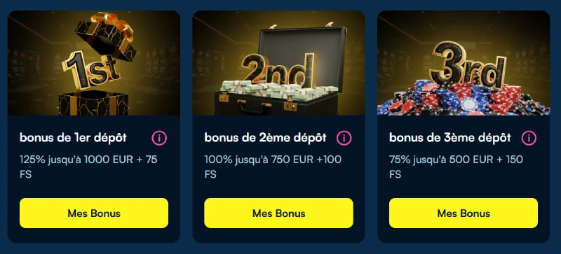 capture decran bonus de bienvenue aureonplay