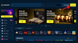 capture decran inscription etape 2 aureonplay