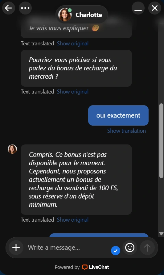 capture decran service client aureonplay