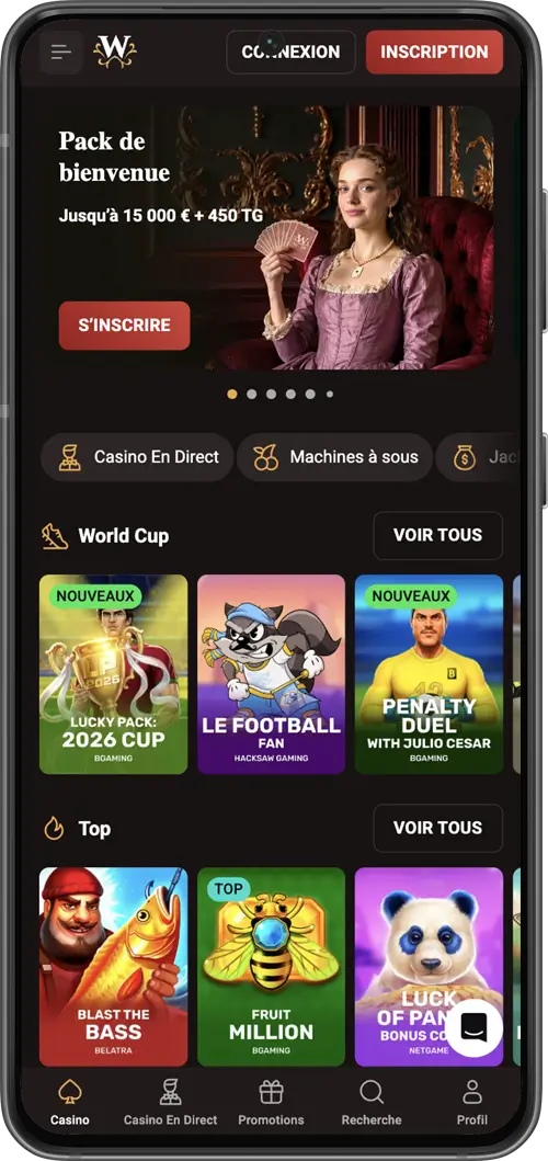 version mobile winkingdom