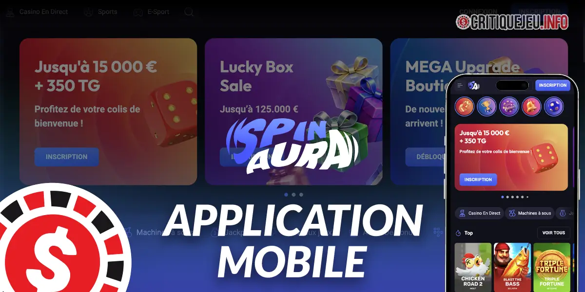 SpinAura application : télécharger sur iOS, Android, Windows et Mac