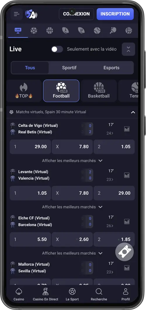 paris sportifs spinaura app